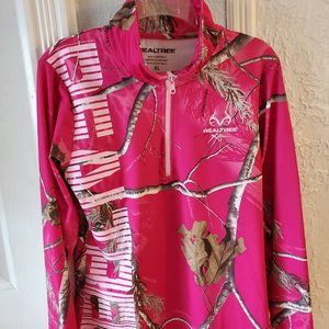 Realtree Pink Camo Thumb Holes Jacket 
